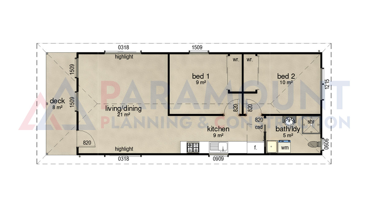 granny-flat-floor-plans_Saphire-2-bed-68m2